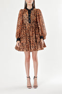 Pars Pleated short dress 94240