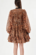 Pars Pleated short dress 94240