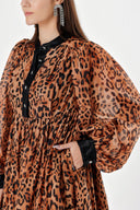 Pars Pleated short dress 94240