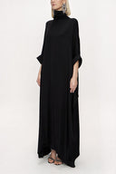 Black Wide cut dress 94307