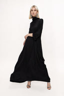 Black Wide cut dress 94307
