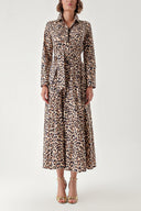 Pars Pleated long shirt dress 94319