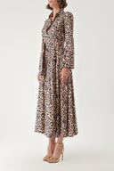 Pars Pleated long shirt dress 94319