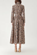 Pars Pleated long shirt dress 94319