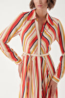 Striped Striped godeli shirt dress 94324