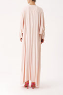 Pink Crystal Stone embroidered long sleeve caftan 94467