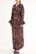 Patterned Lace detailed shirt dress 94564