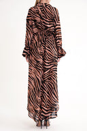 Patterned Lace detailed shirt dress 94564