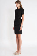 Black Crew neck short-sleeved t-shirt 19940