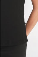 Black Crew neck short-sleeved t-shirt 19940
