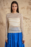 Striped Long-sleeve T-shirt 19958