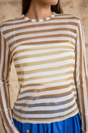 Striped Long-sleeve T-shirt 19958