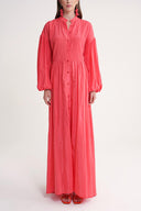 Coral Loose fit dress with special stitching details 94654