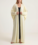 Yellow Long caftan with balloon sleeves 94765