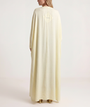 Yellow Long caftan with balloon sleeves 94765