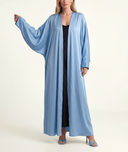 Blue Long caftan with balloon sleeves 94765