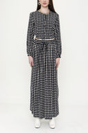 Brown Printed twinset 12257