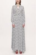 Spotted Pleated suit 12260