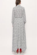 Spotted Pleated suit 12260