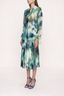 Mint Suit with pleated skirt 12268