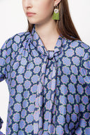 Patterned Double suit with elastic waist trousers 12284