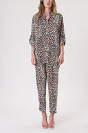 Pars Suit with loose-fitting shirt and trousers with elastic waist 12308