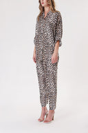 Pars Suit with loose-fitting shirt and trousers with elastic waist 12308