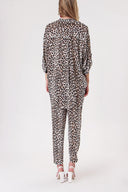 Pars Suit with loose-fitting shirt and trousers with elastic waist 12308