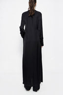 Black Double suit with elastic waist trousers 12317