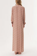 Beige Double suit with elastic waist trousers 12317