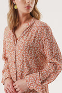 Beige Double suit with elastic waist trousers 12317