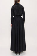 Black Wrap skirt suit 12319