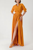 Salmon Wrap skirt suit 12319