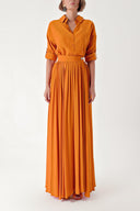 Salmon Wrap skirt suit 12319