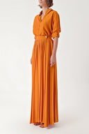 Salmon Wrap skirt suit 12319