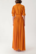 Salmon Wrap skirt suit 12319