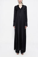 Black Double suit with elastic waist trousers 12322