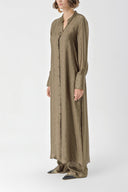 Khaki Double suit with elastic waist trousers 12322