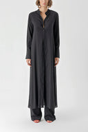 Black Painted Double suit with elastic waist trousers 12322