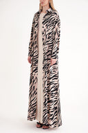 Zebra Pattern Double suit with sleeveless underdress and shirt dress 12365