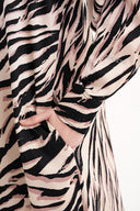 Zebra Pattern Double suit with sleeveless underdress and shirt dress 12365