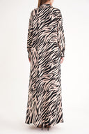 Zebra Pattern Double suit with sleeveless underdress and shirt dress 12365