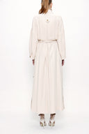 Beige Side Button Shabby Chic Trenchcoat 20400