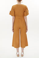 Cinnamon Wide cut poplin jumpsuit 10106