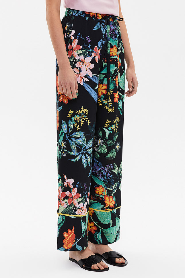 Beli Lastikli Bol Kesim Pantolon 41344