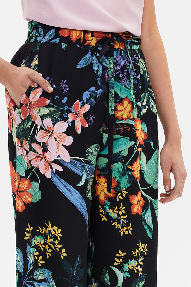 Beli Lastikli Bol Kesim Pantolon 41344