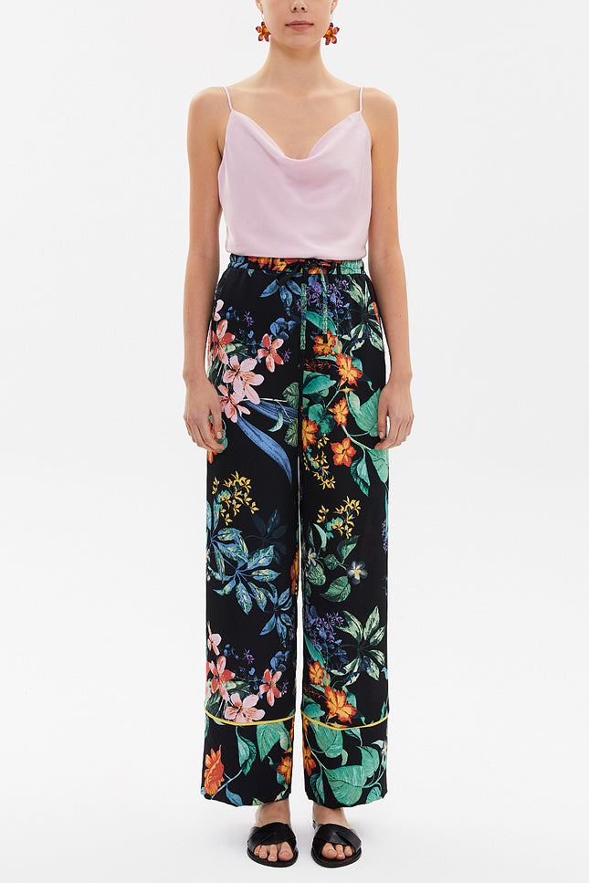 Beli Lastikli Bol Kesim Pantolon 41344