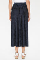 Black Button and Pleated skirt 81052