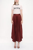 Brown Pleated skirt 81182
