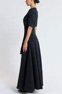 Black Godeli high waist long skirt 81350 RPT